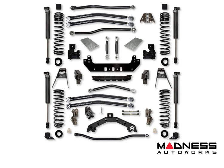 Jeep Wrangler JL Lift Kit - Rock Krawler - Factor X2 (No Limits) - 2021+ Jeep Wrangler JL Lift Kit - Rock Krawler - Factor X2 (No Limits) - 2021+